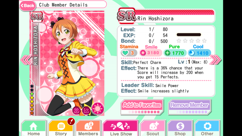 Happy limited SR Rin! #LLSIF #LoveLive